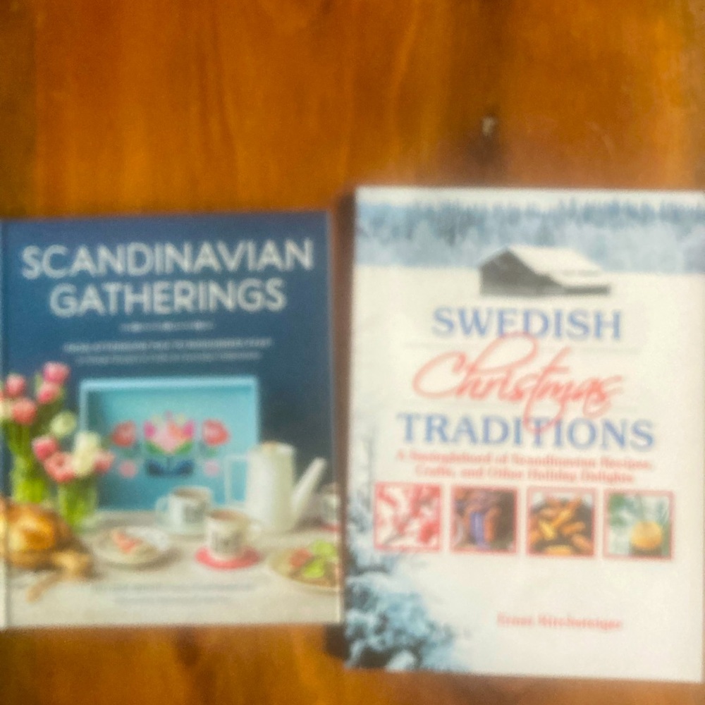 Scandinavian holiday recipe books